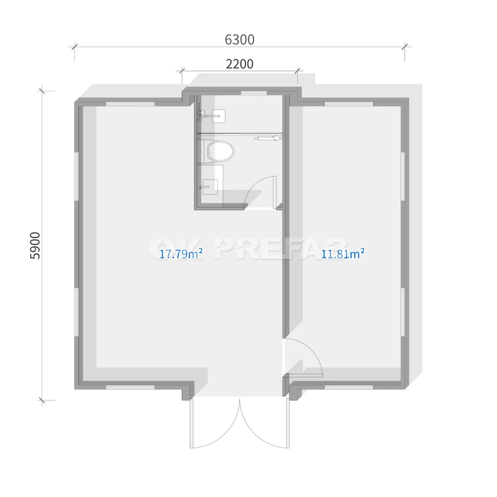 20ft-1room②
