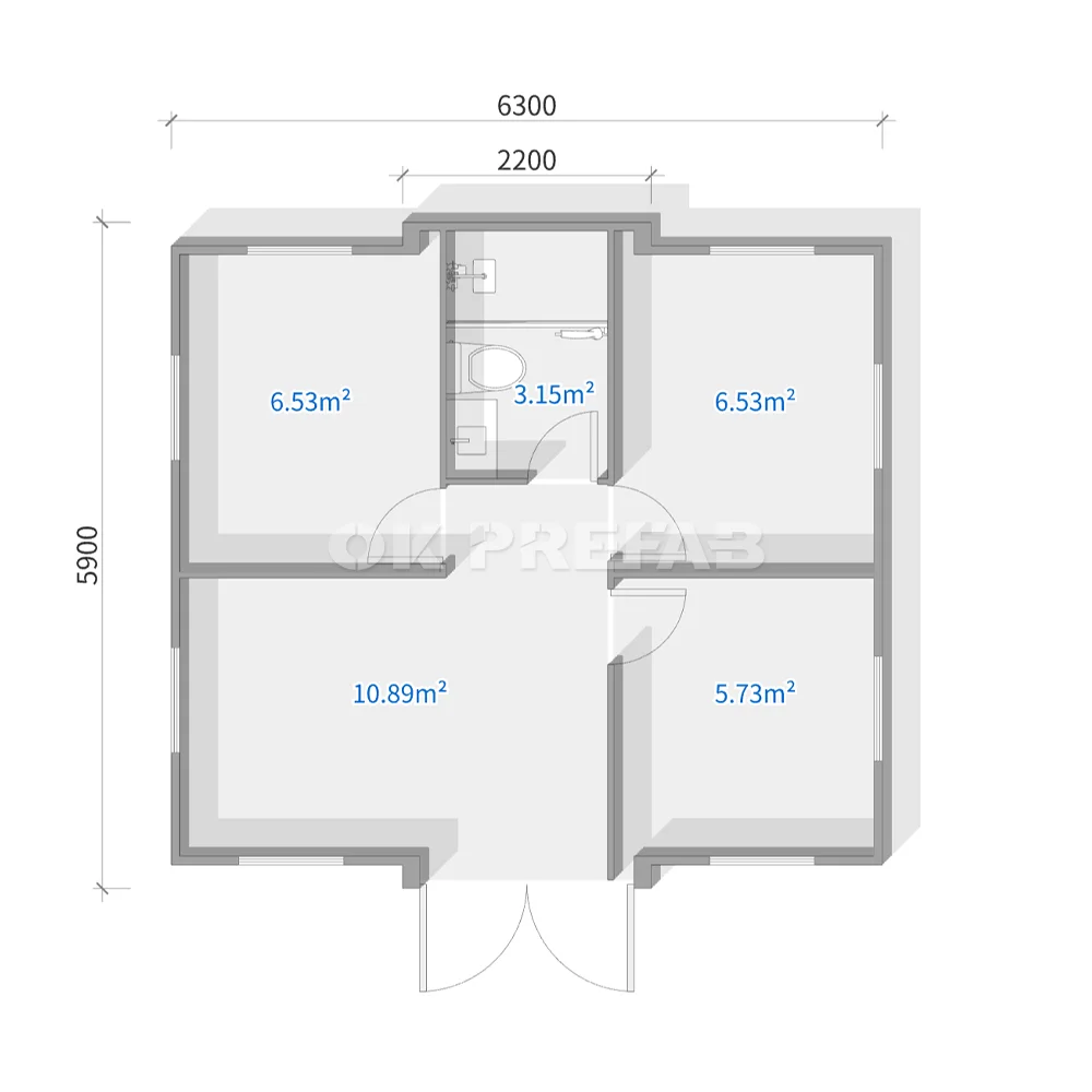 20ft-3room①