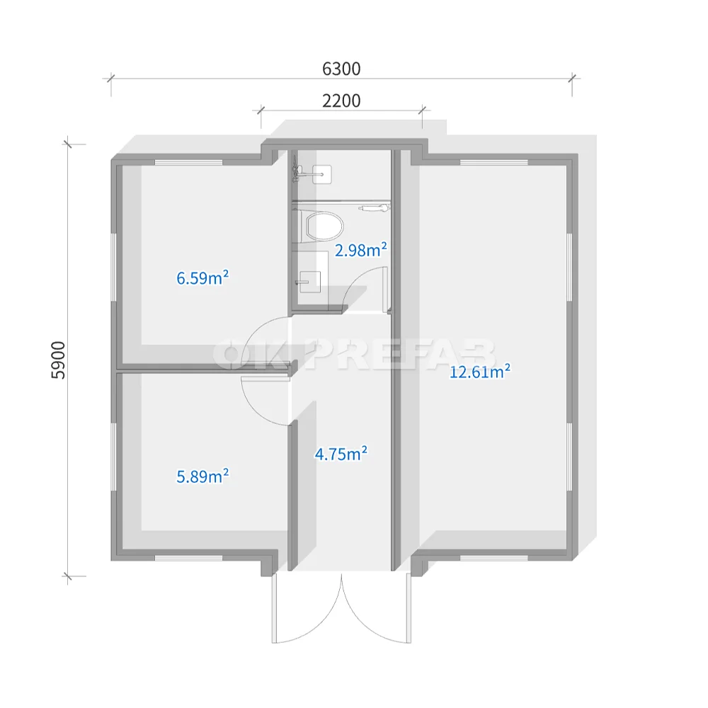 20ft-3room②