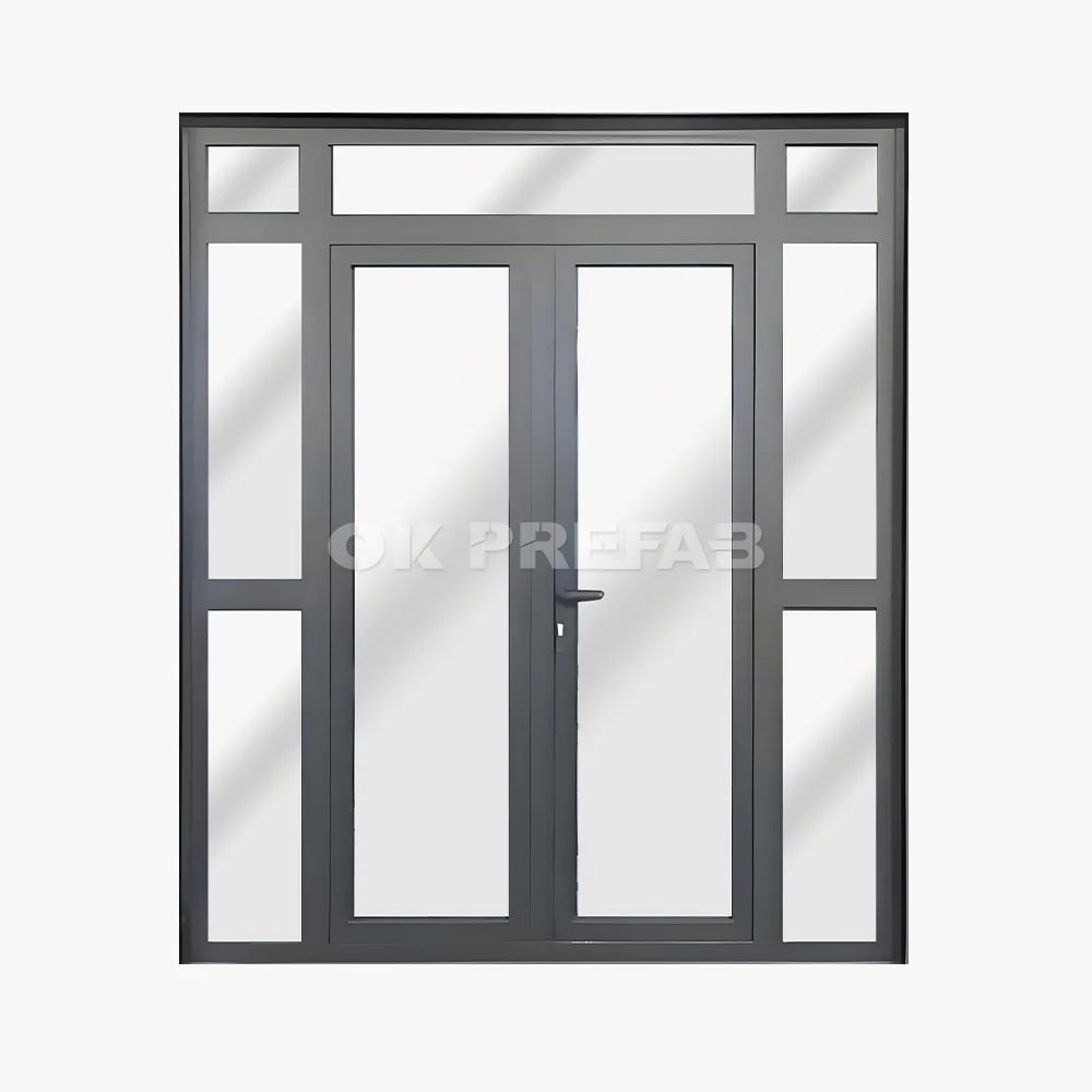 Thermal break alumium double swing door