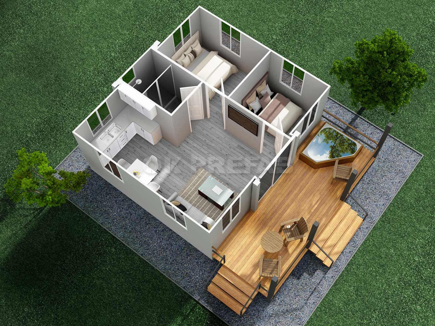 expandable container house