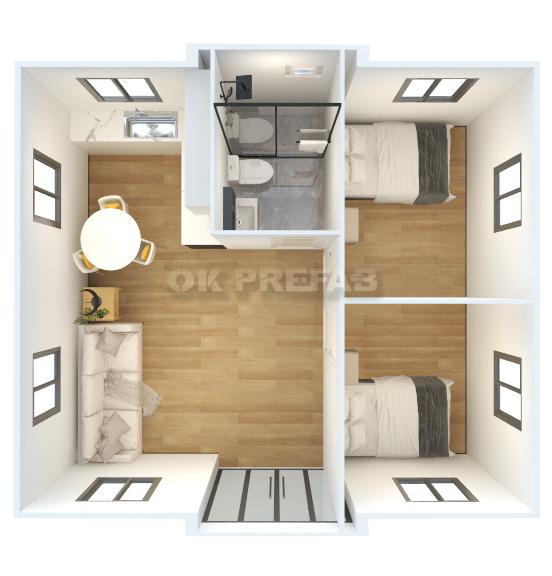 expandable container house