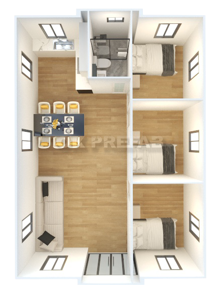 expandable container house