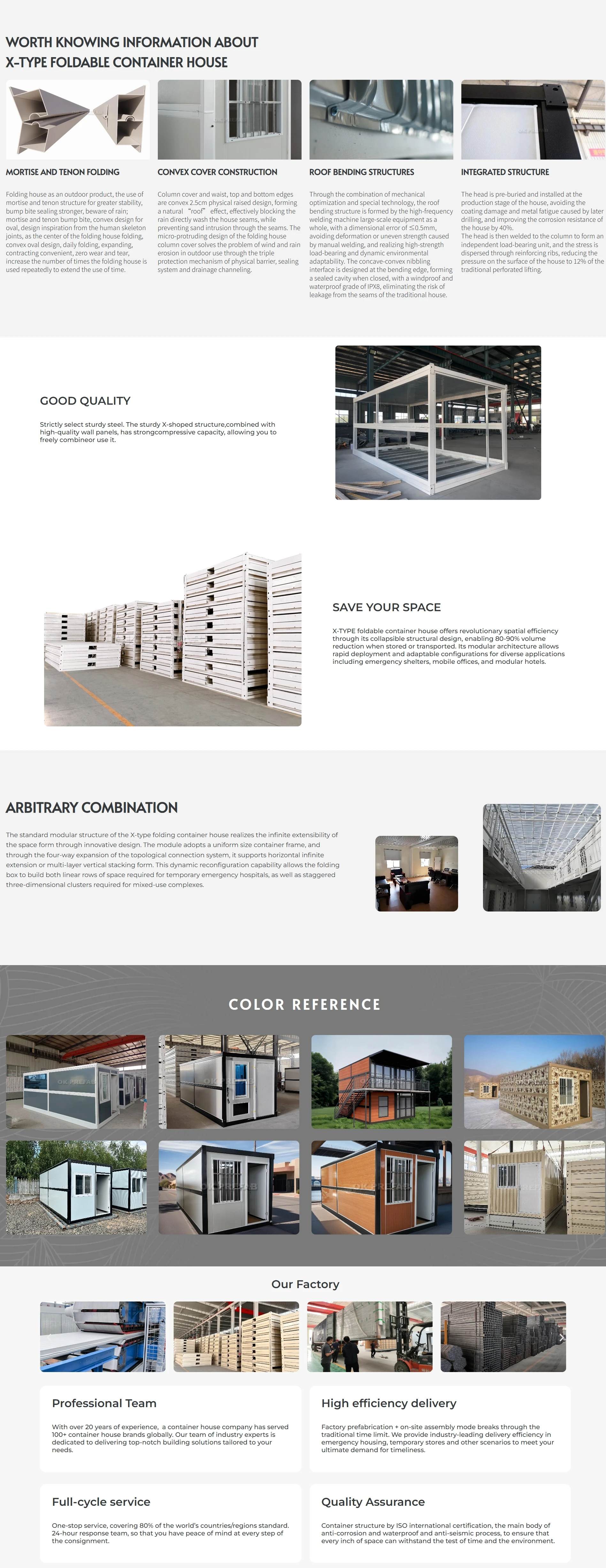 xtype foldable container house detail